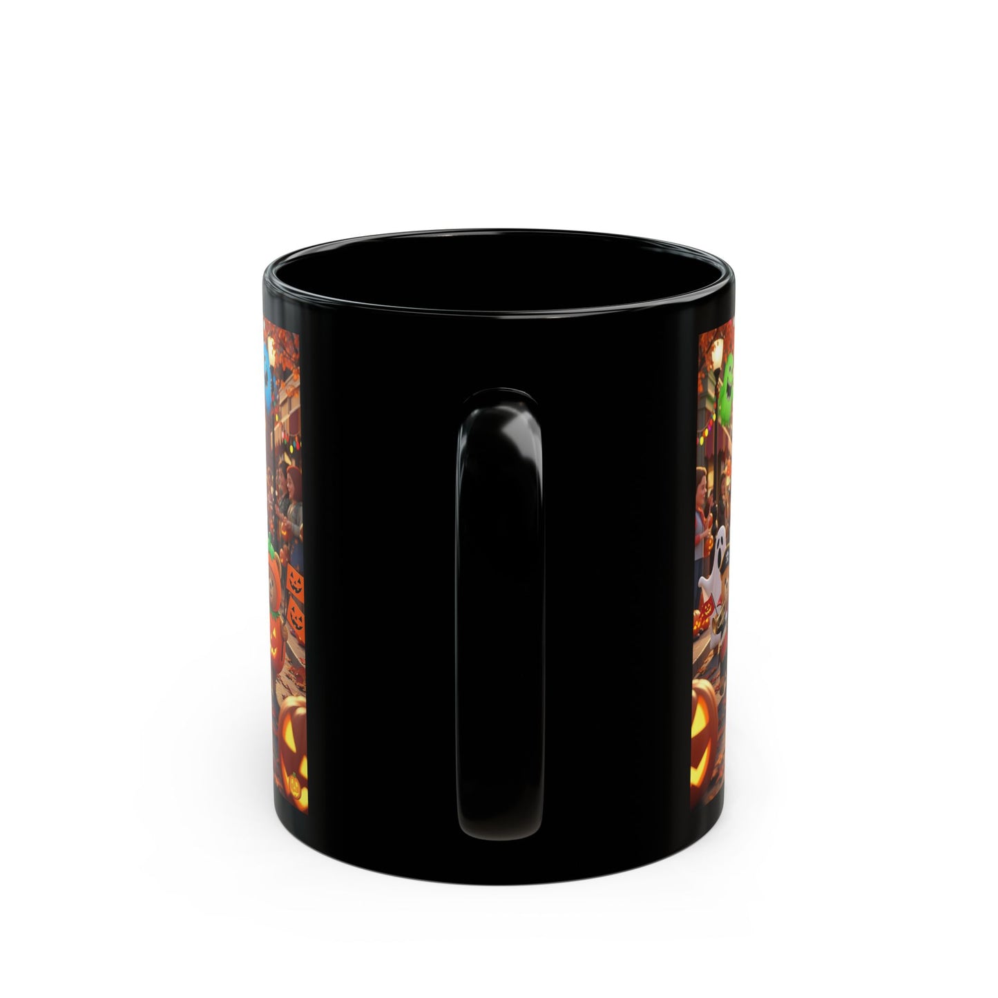 Whimsical Halloween Mug - Fun Animal Characters, Perfect for Fall, Gift for Kids & Friends, Coffee Tea Cup, Holiday Decor