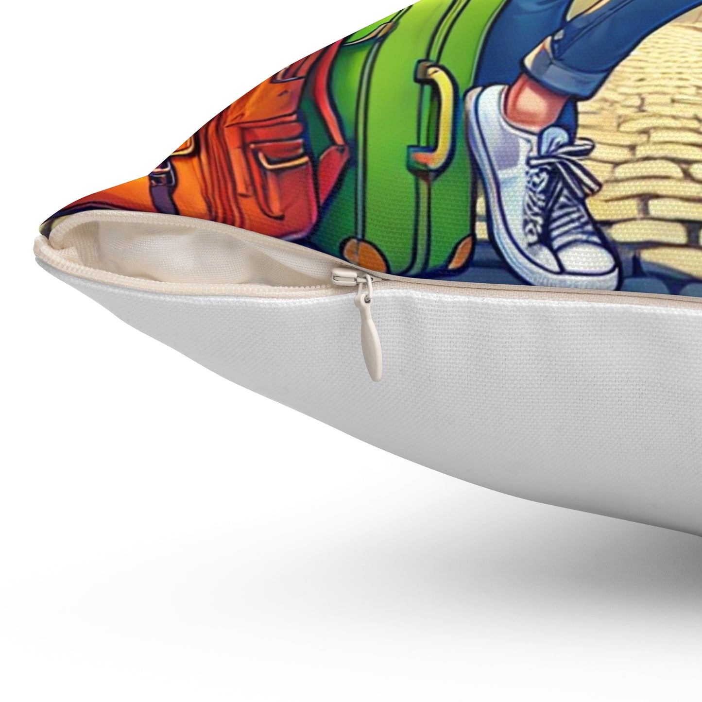 Spun Polyester Square Pillow