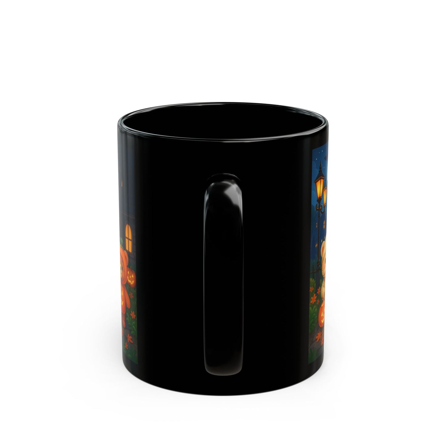 Halloween Bear Mug, Cute Halloween Coffee Cup, Festive Drinkware, Spooky Decor, Fall Gift, Trick or Treat Cup