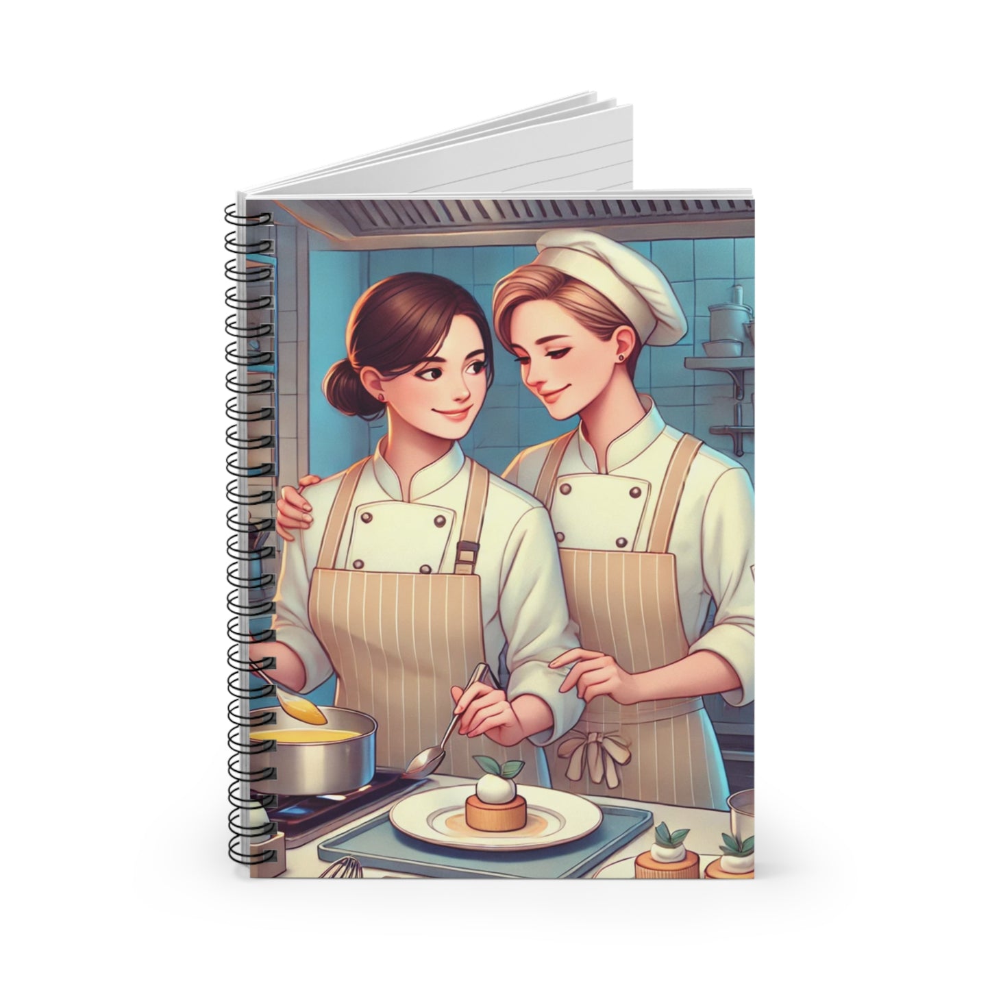 Culinary Love Spiral Notebook – Perfect for Chefs & Foodies | Ideal for Cooking Enthusiasts