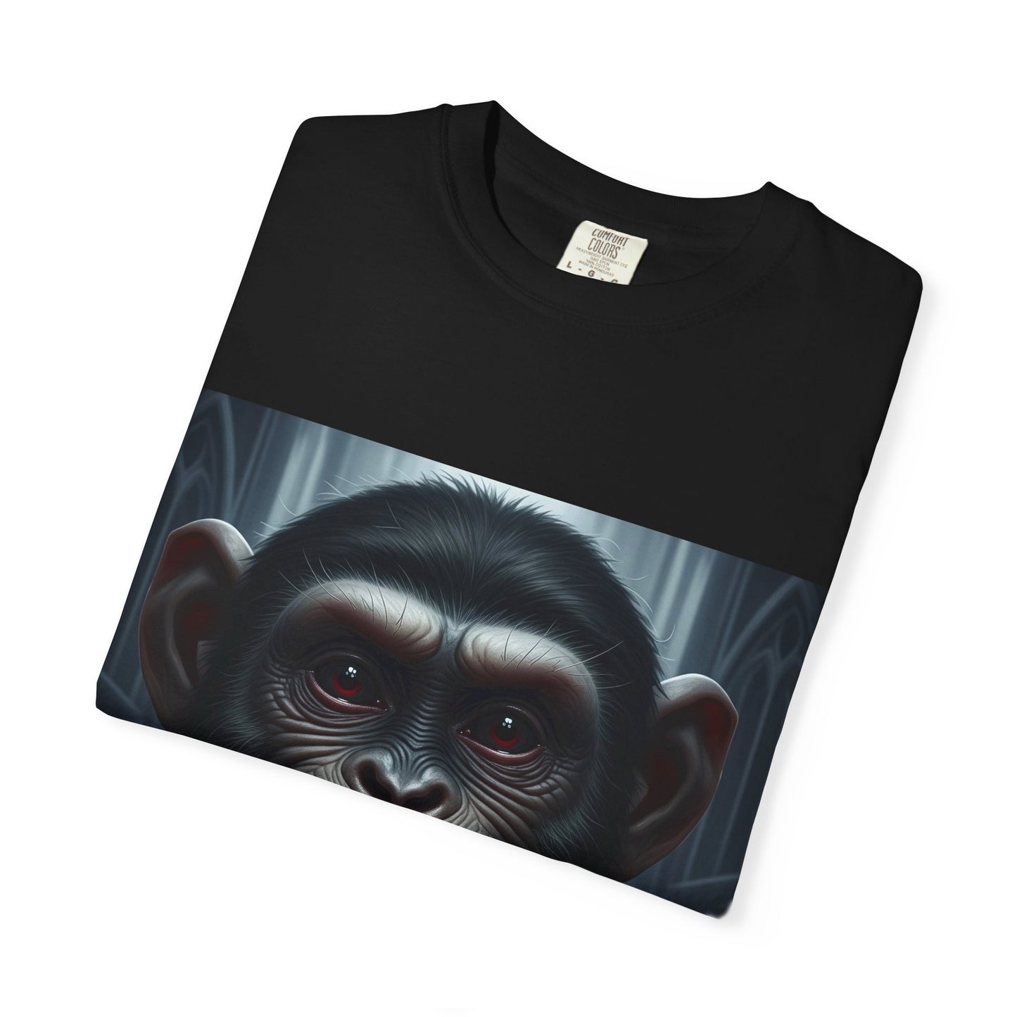 Unisex Graphic T-Shirt Featuring Fierce Monkey Design, Perfect for Animal Lovers, Casual Wear, Birthday Gift, Graphic Tee, Unique Art