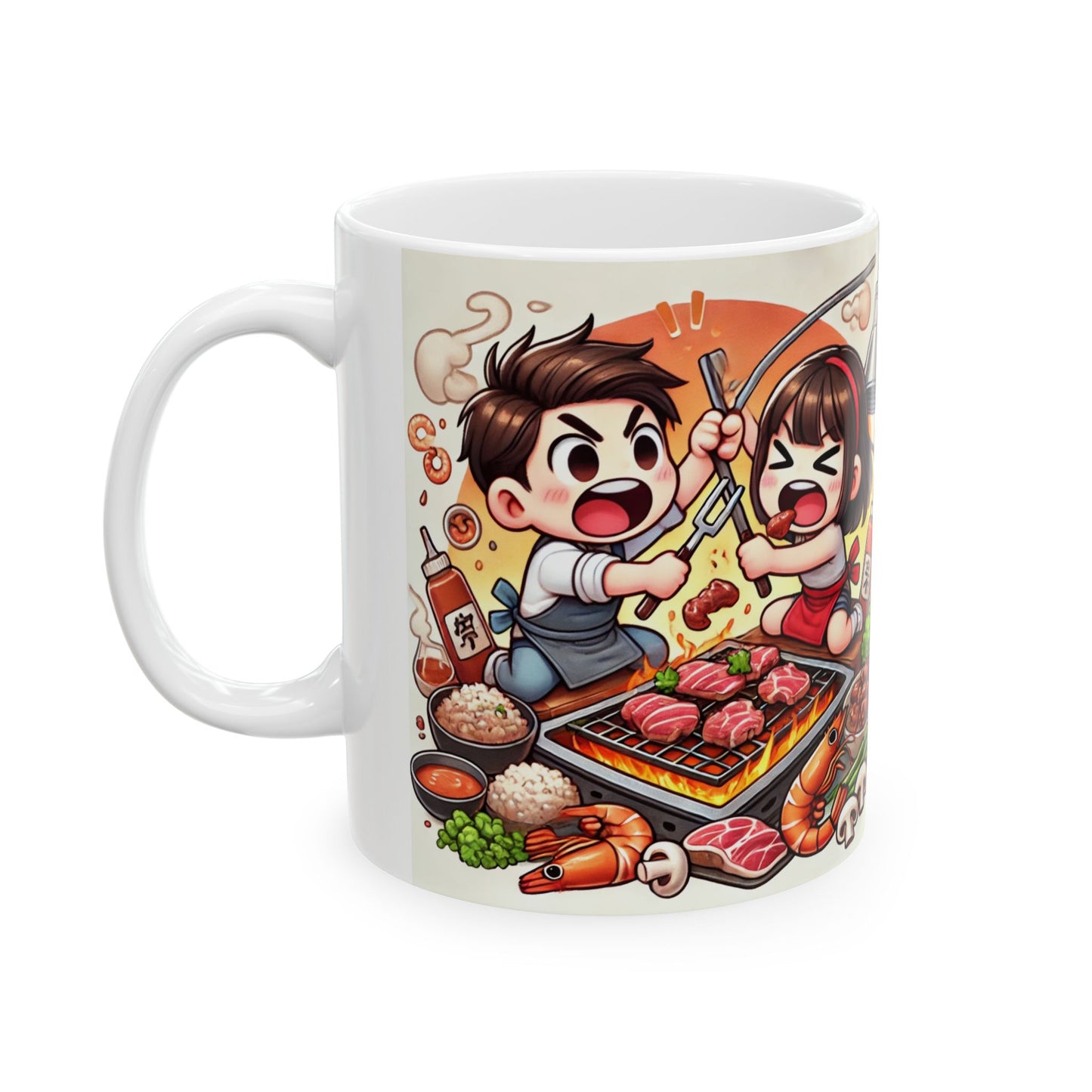 Funny Foodie Ceramic Mug - Chef & BBQ Lovers Gift - 11oz & 15oz