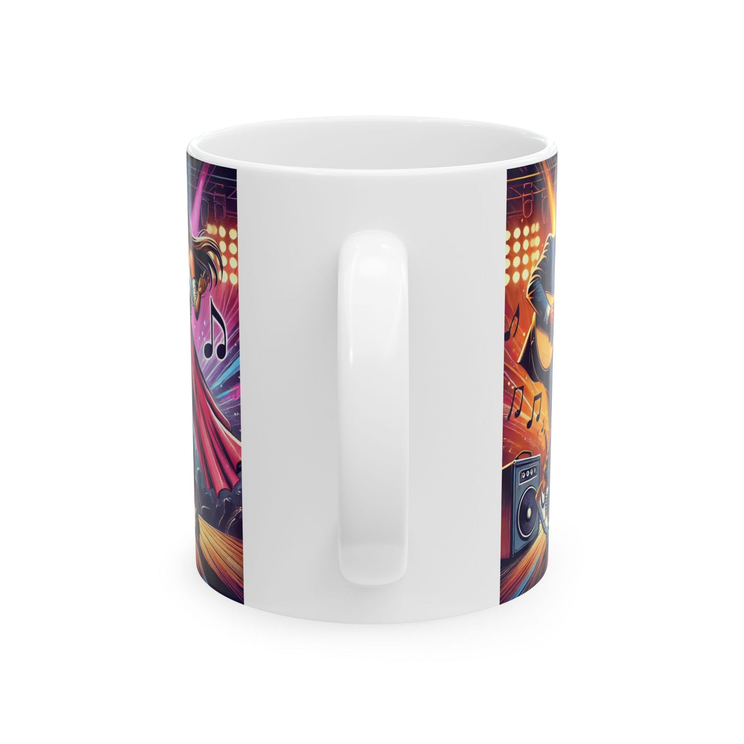 Concert Vibes Ceramic Mug - 11oz & 15oz | Perfect Gift for Music Lovers