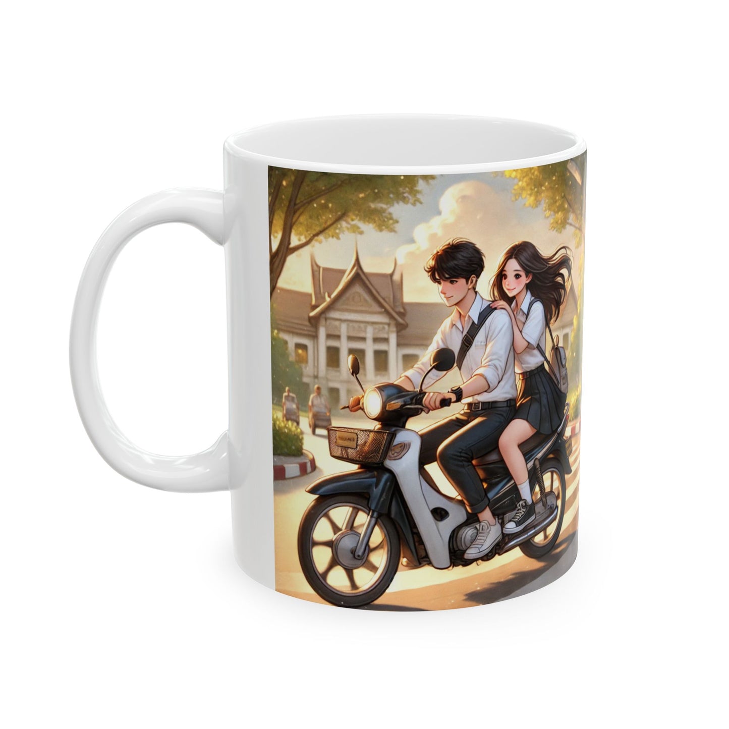 Motorcycle Adventure Ceramic Mug - 11oz & 15oz