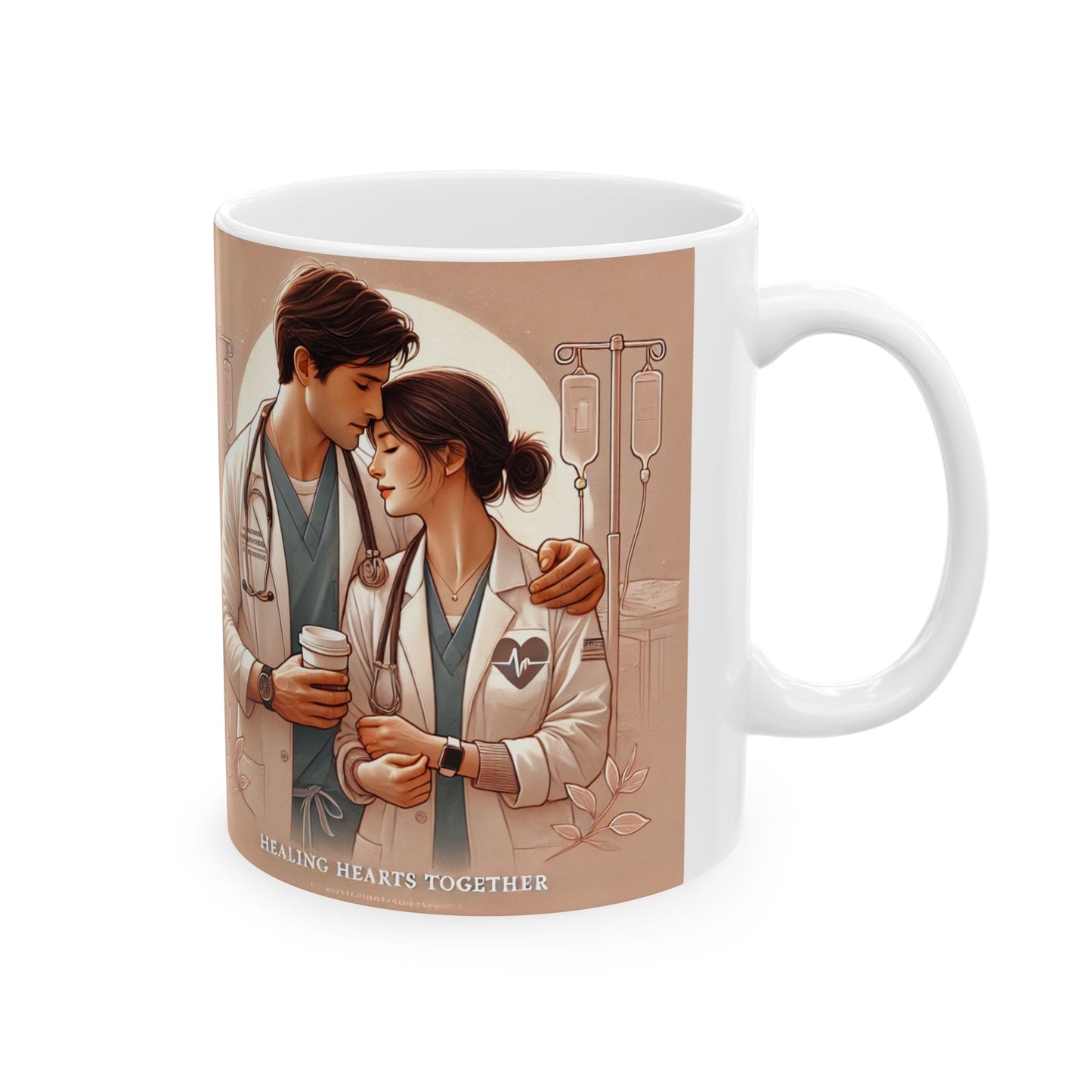 Healing Together Ceramic Mug | Inspirational Gift for Healthcare Workers | 11oz & 15oz
