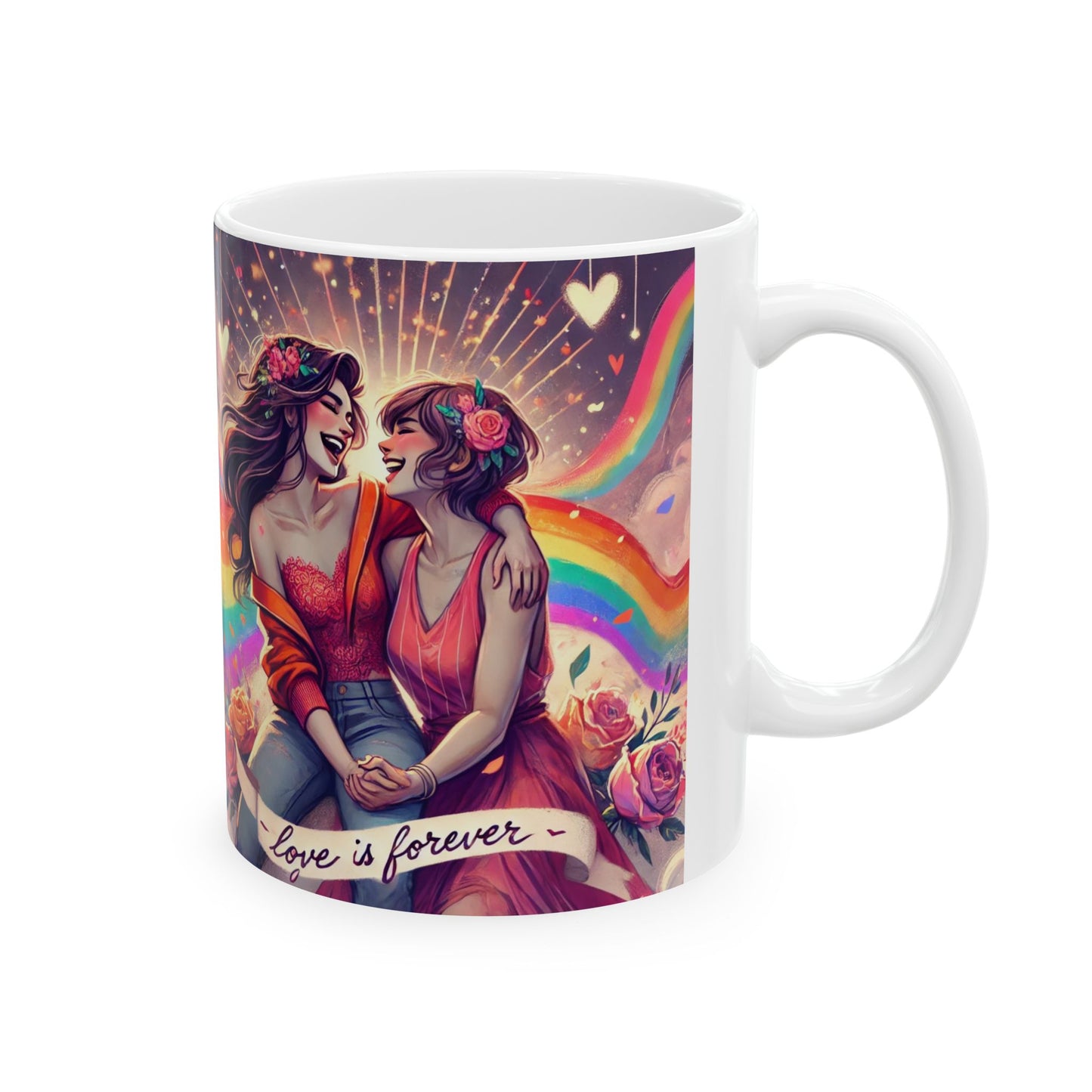 Colorful Love and Pride Ceramic Mug - 11oz & 15oz