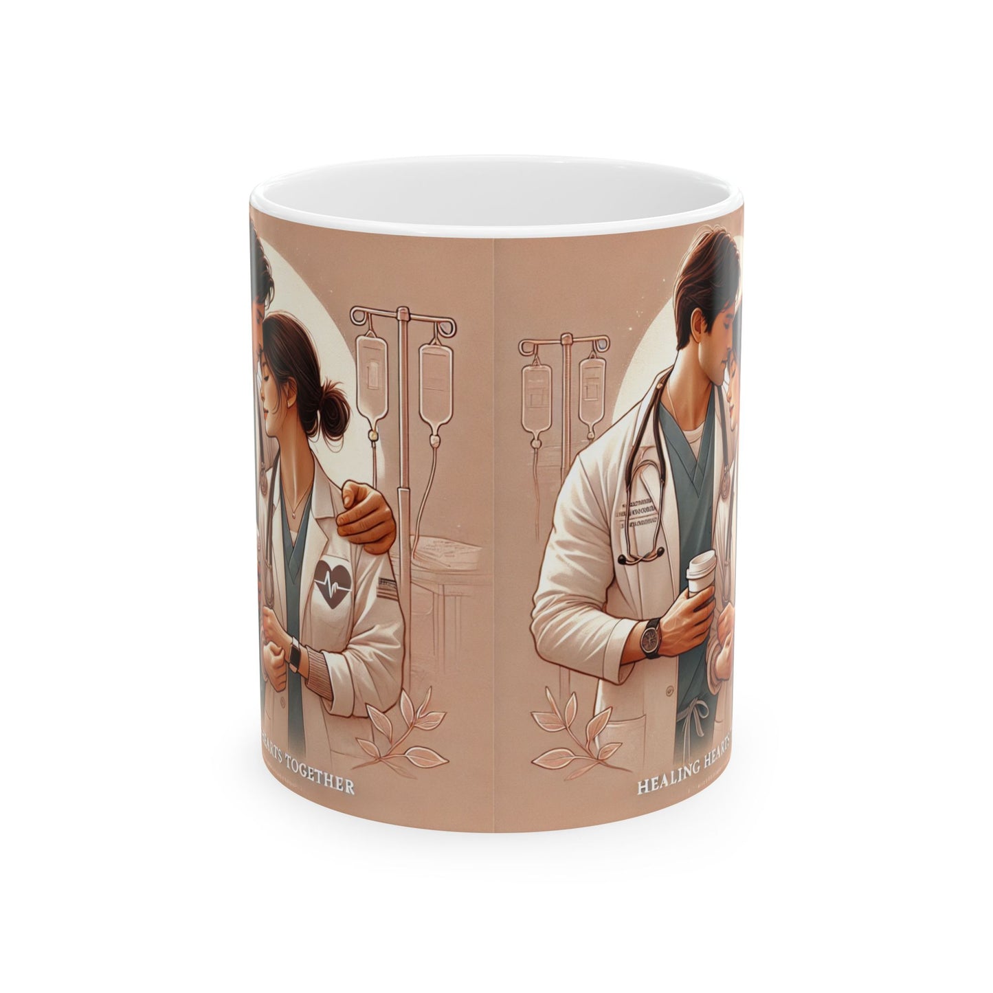 Healing Together Ceramic Mug | Inspirational Gift for Healthcare Workers | 11oz & 15oz