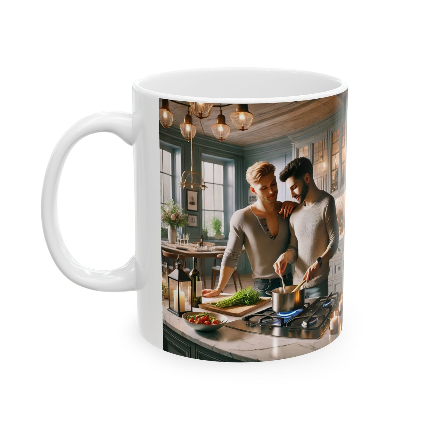 Cozy Kitchen Ceramic Mug - Perfect for Home Chefs & Coffee Lovers