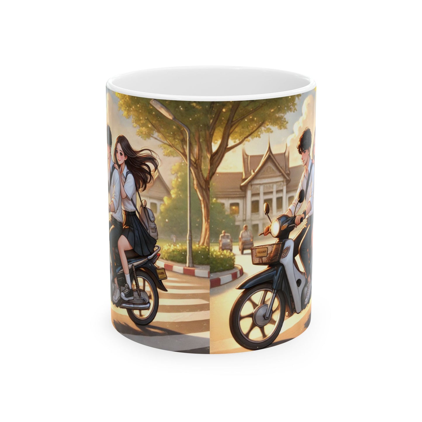 Motorcycle Adventure Ceramic Mug - 11oz & 15oz