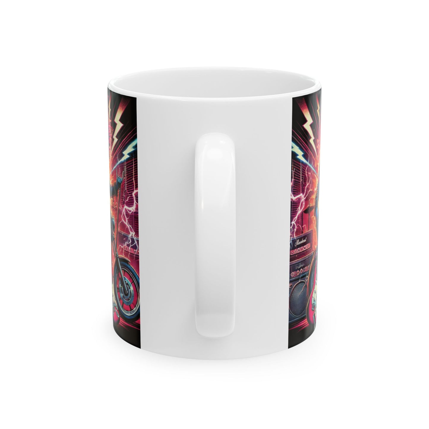 Rock 'n' Roll Ceramic Mug - 11oz & 15oz | Perfect Gift for Music Lovers