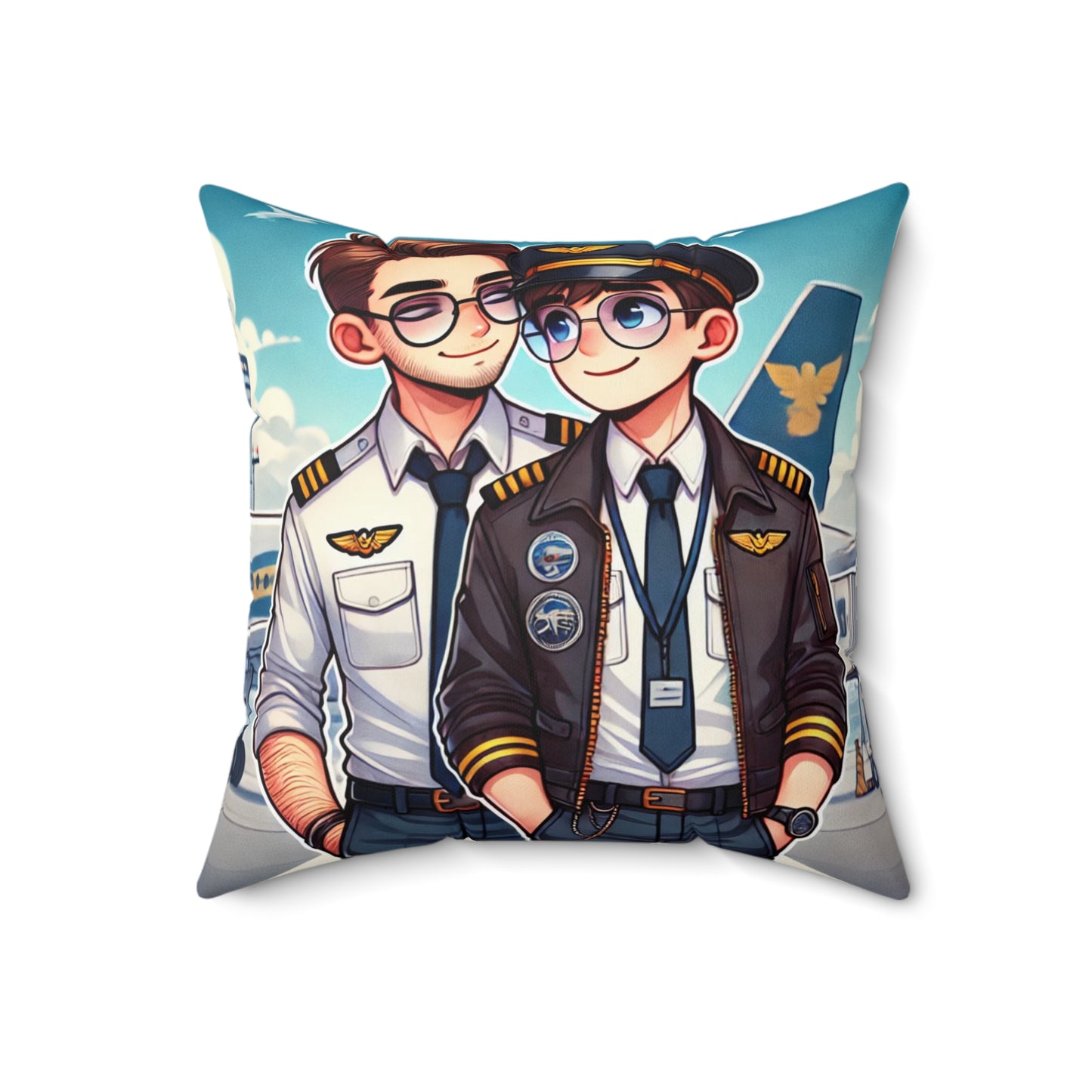 Spun Polyester Square Pillow