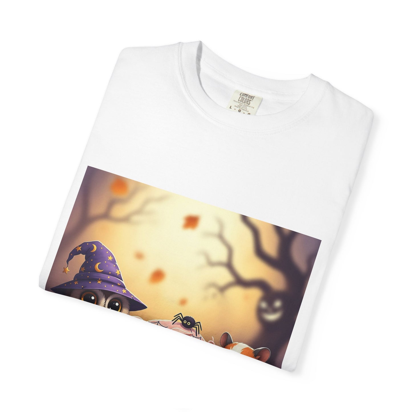 Whimsical Halloween T-Shirt, Cute Owl & Pig Design, Perfect Fall Gift, Unisex Tee for Parties & Celebrations, Kids & Adults