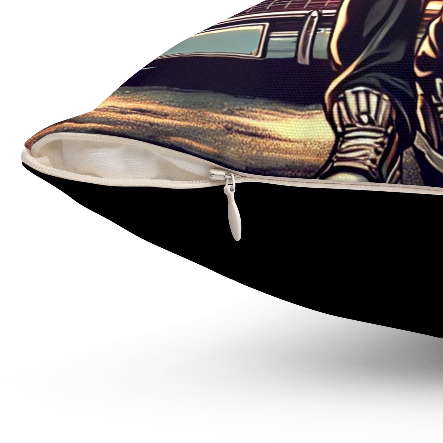 Spun Polyester Square Pillow
