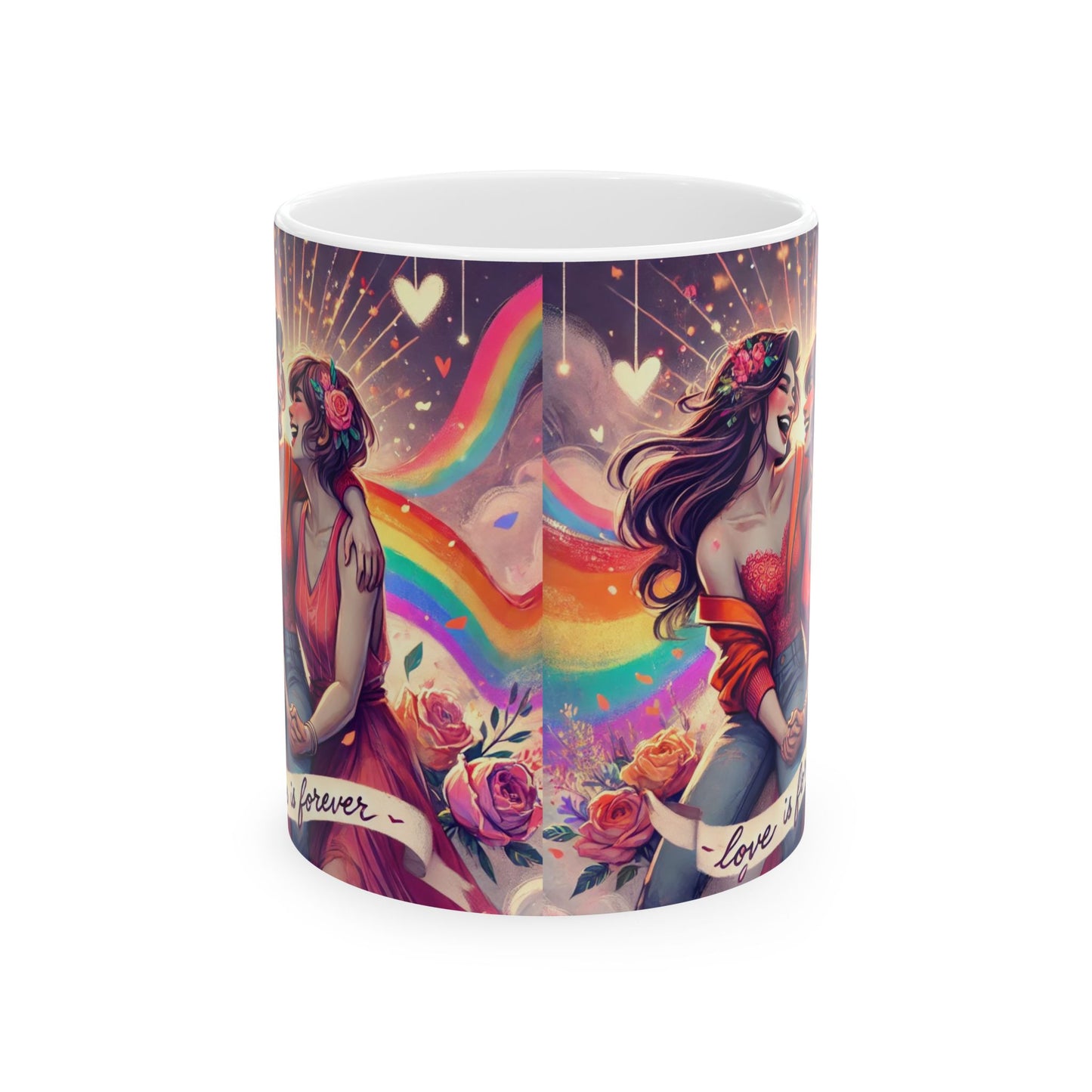 Colorful Love and Pride Ceramic Mug - 11oz & 15oz