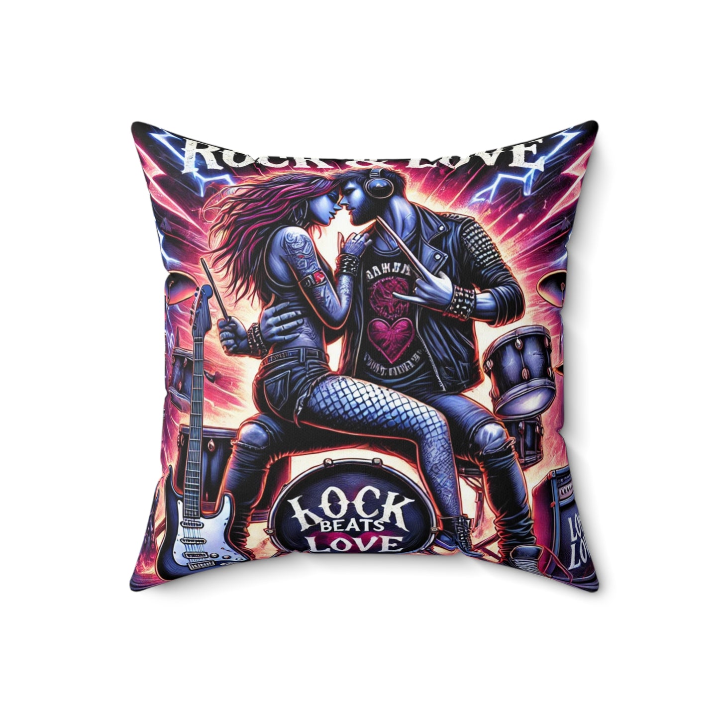 Spun Polyester Square Pillow