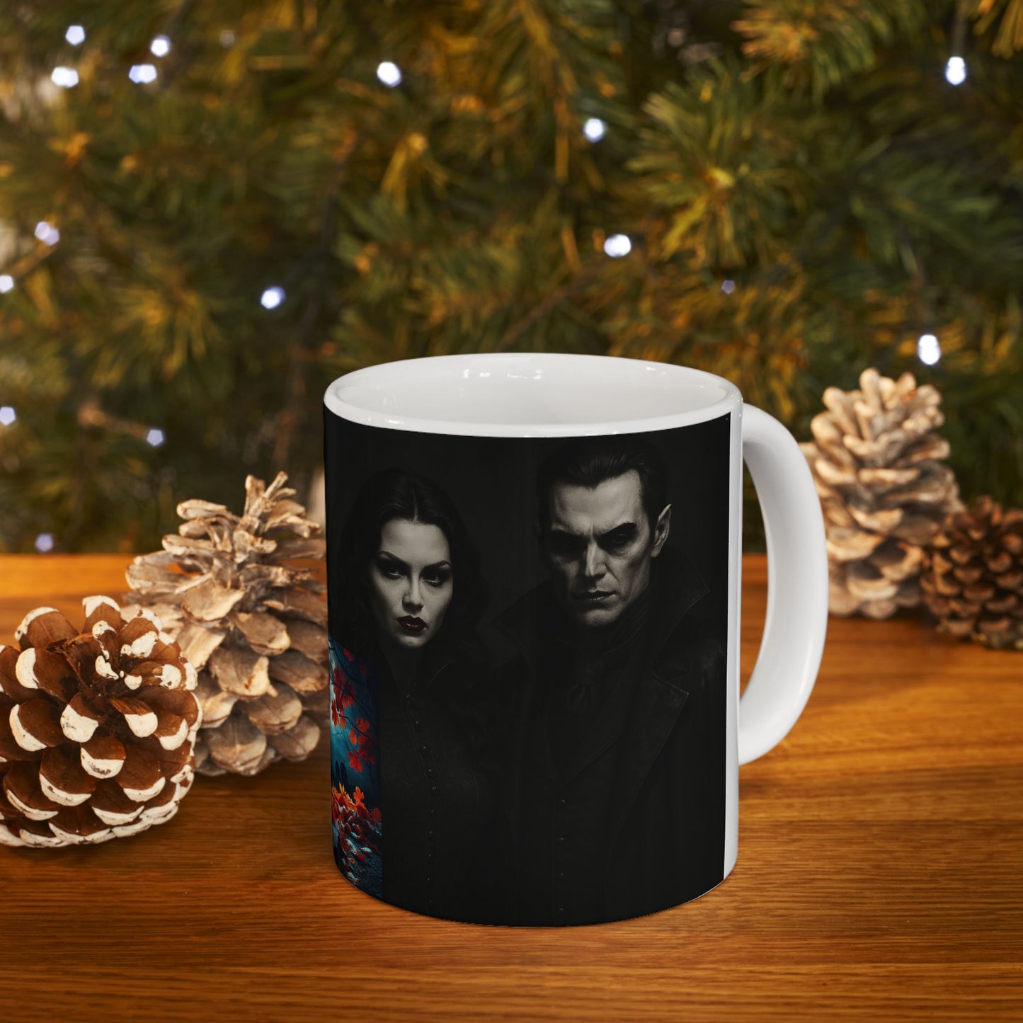 Halloween-Themed Ceramic Mug, Spooky Coffee Cup, Pumpkin Decor Mug, Gift for Halloween Lovers, 11oz & 15oz