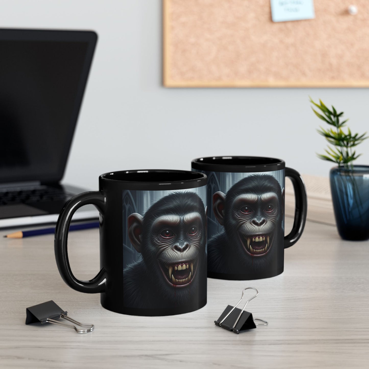 Bold Wild Monkey Mug, Unique Coffee Cup for Animal Lovers, Gift for Birthdays, Nature Enthusiasts, Fun Decor