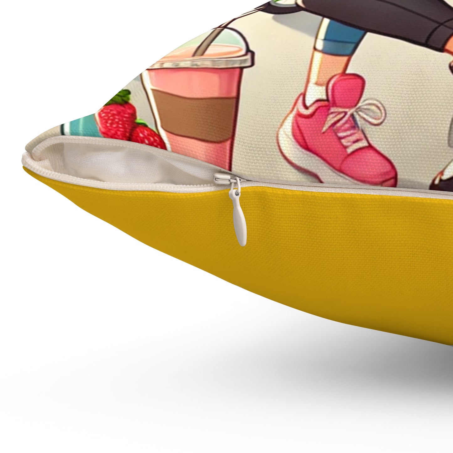 Spun Polyester Square Pillow