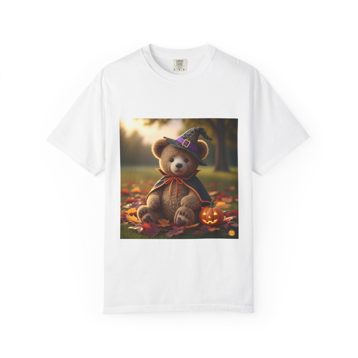 Halloween Teddy Bear T-shirt, Unisex Tee, Fall Fashion, Autumn Outfit, Halloween Costume, Kid-Friendly Apparel