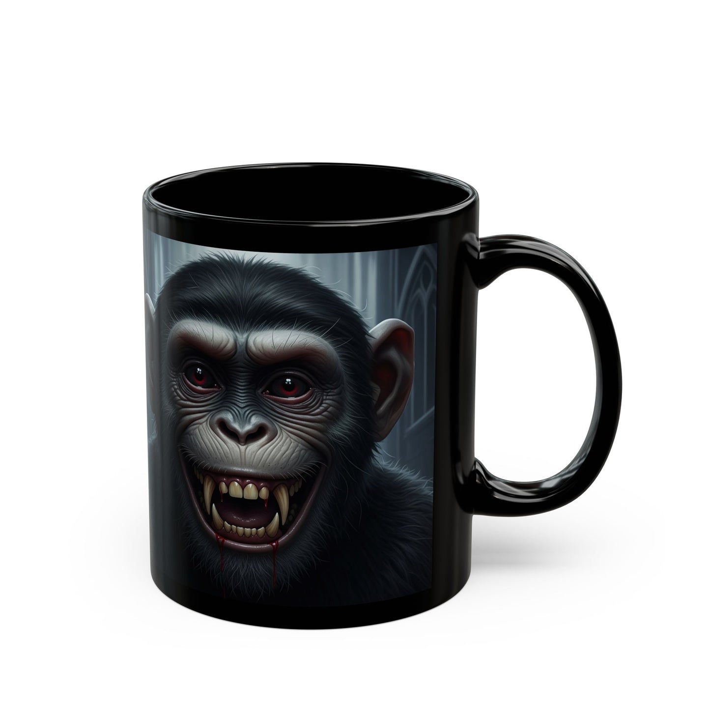 Bold Wild Monkey Mug, Unique Coffee Cup for Animal Lovers, Gift for Birthdays, Nature Enthusiasts, Fun Decor