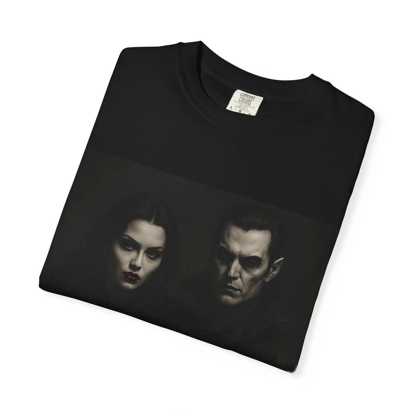 Dark Romance Graphic Tee, Unisex T-Shirt for Halloween, Gothic Fashion Shirt, Movie Night Top, Edgy Casual Wear