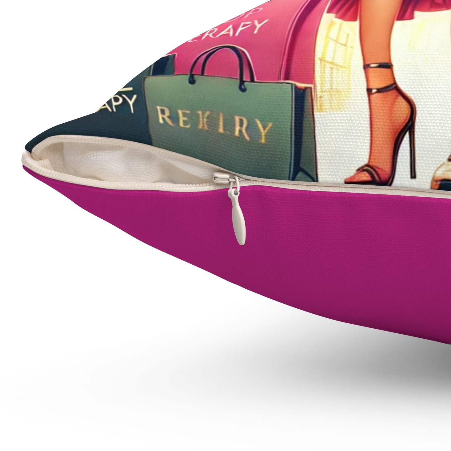 Shopaholic Lover Pillow - Cozy & Chic Cushion for Shopping Enthusiasts & Romantic Gifts