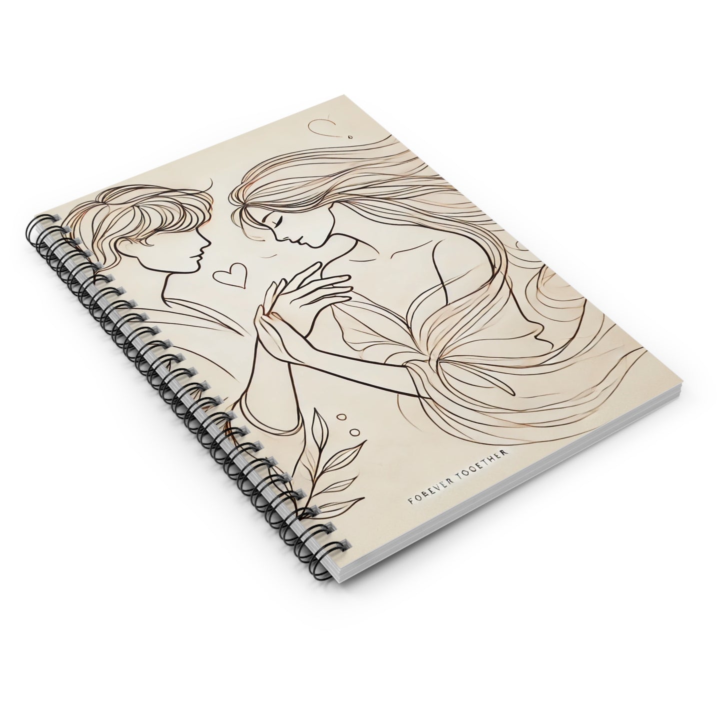 Romantic Spiral Notebook - Forever Together