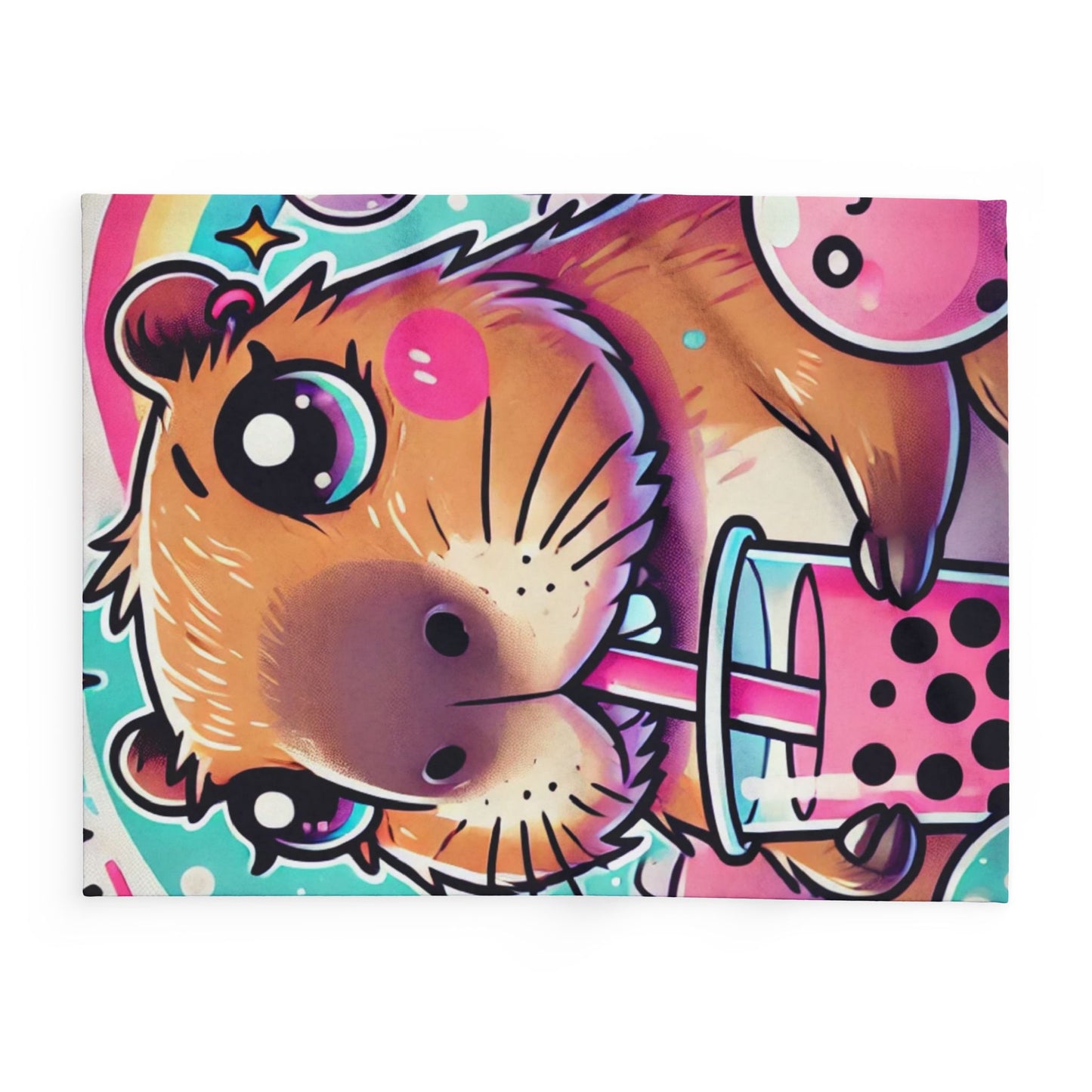 Colorful Gummy Bear Fleece Blanket | Cozy Animal-Themed Home Decor