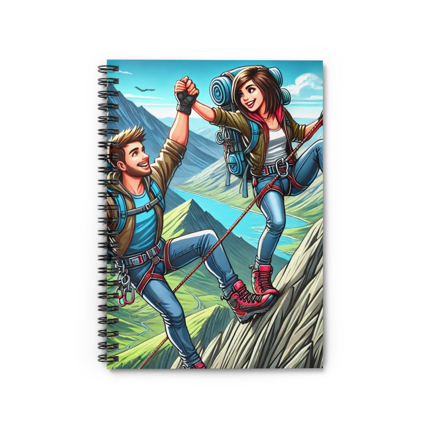 Adventure-Inspired Spiral Notebook - Perfect for Outdoor Enthusiasts