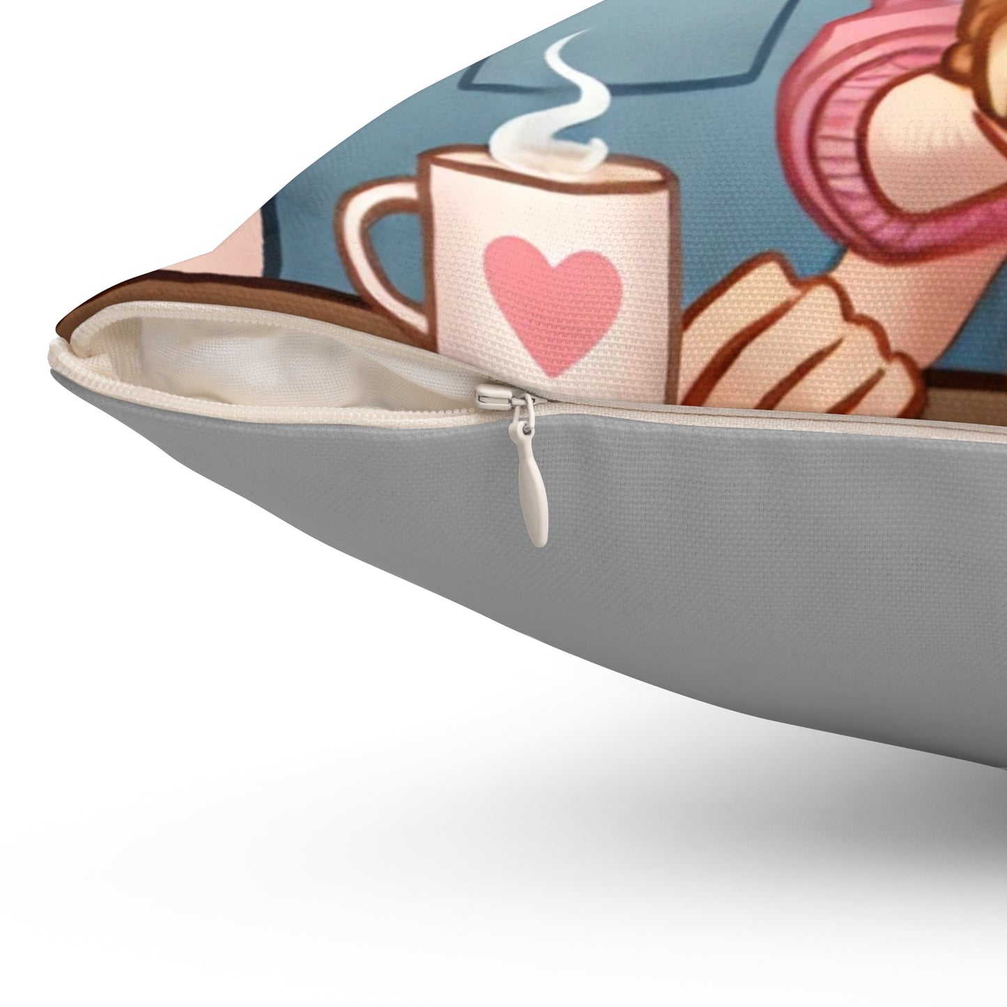 Spun Polyester Square Pillow