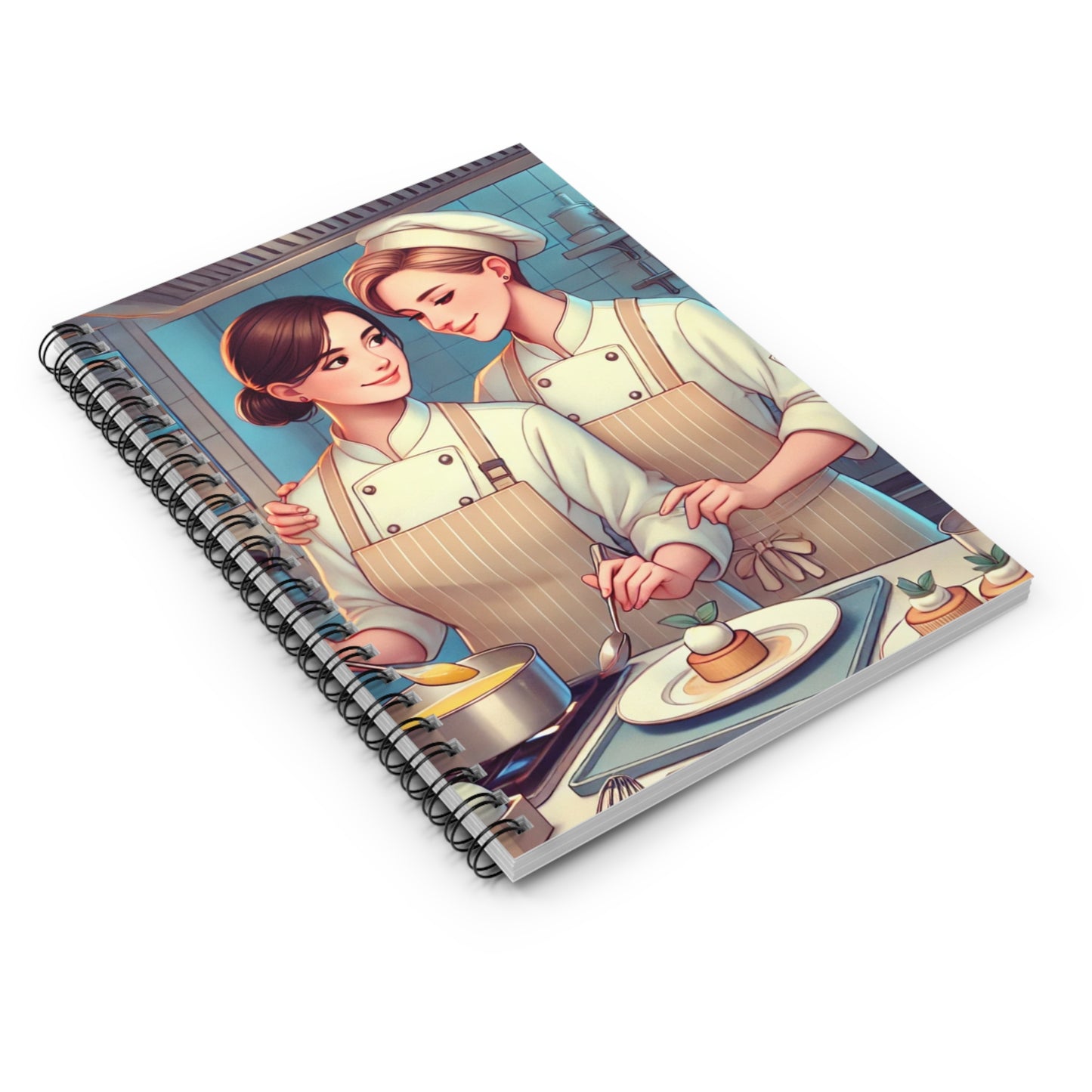 Culinary Love Spiral Notebook – Perfect for Chefs & Foodies | Ideal for Cooking Enthusiasts