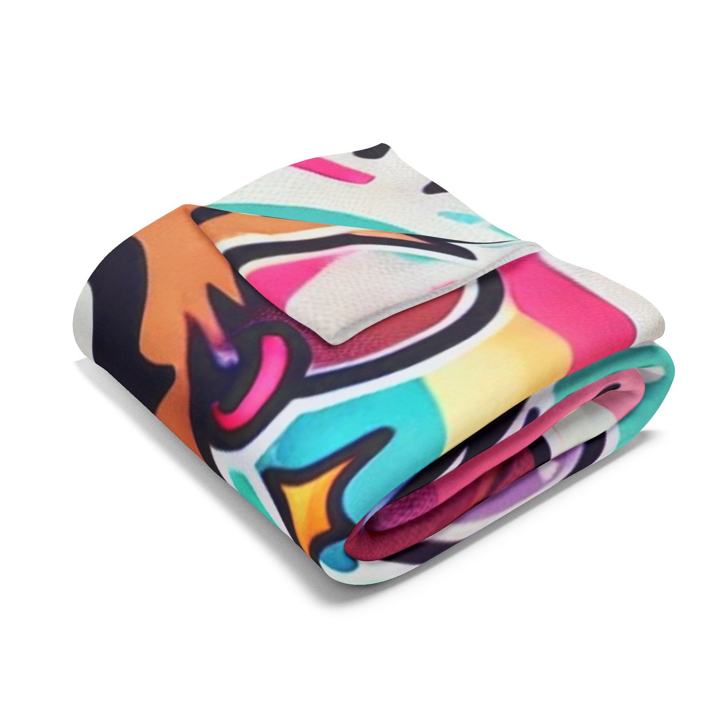 Colorful Gummy Bear Fleece Blanket | Cozy Animal-Themed Home Decor