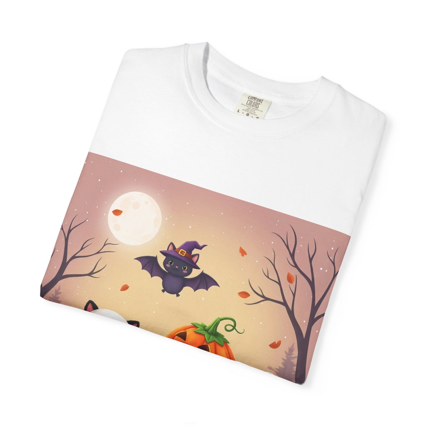 Halloween Pet Parade T-shirt, Unisex Whimsical Halloween Tee, Cute Dog & Cat Shirt, Fall Festival Apparel, Trick or Treat Top
