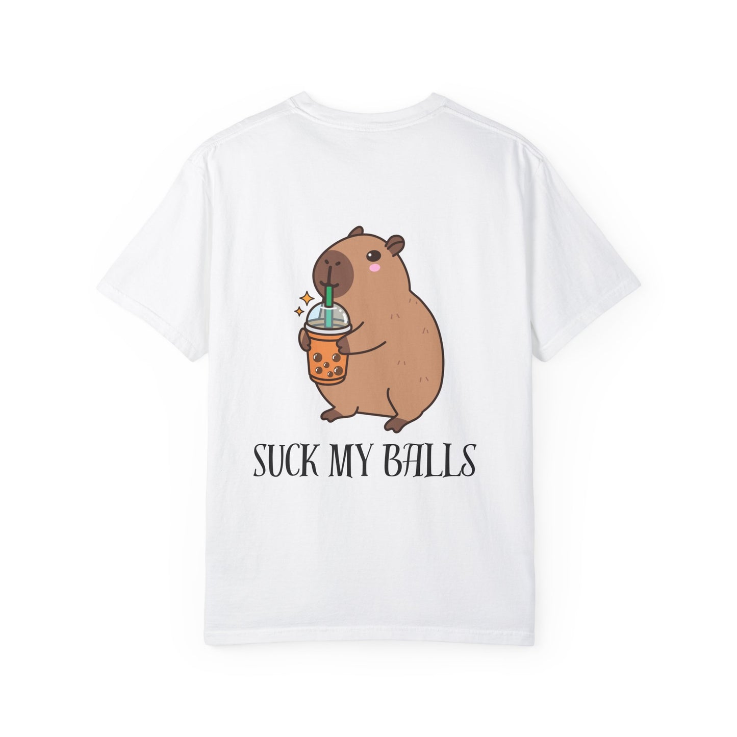 Funny Unisex T-Shirt - 'Suck My Balls' Capybara Design