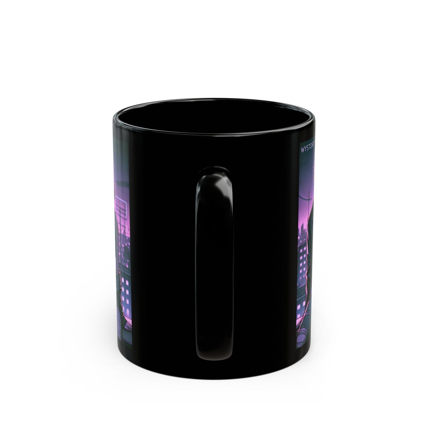 Edgy Couple Black Mug – 11oz & 15oz – Perfect for Music Lovers