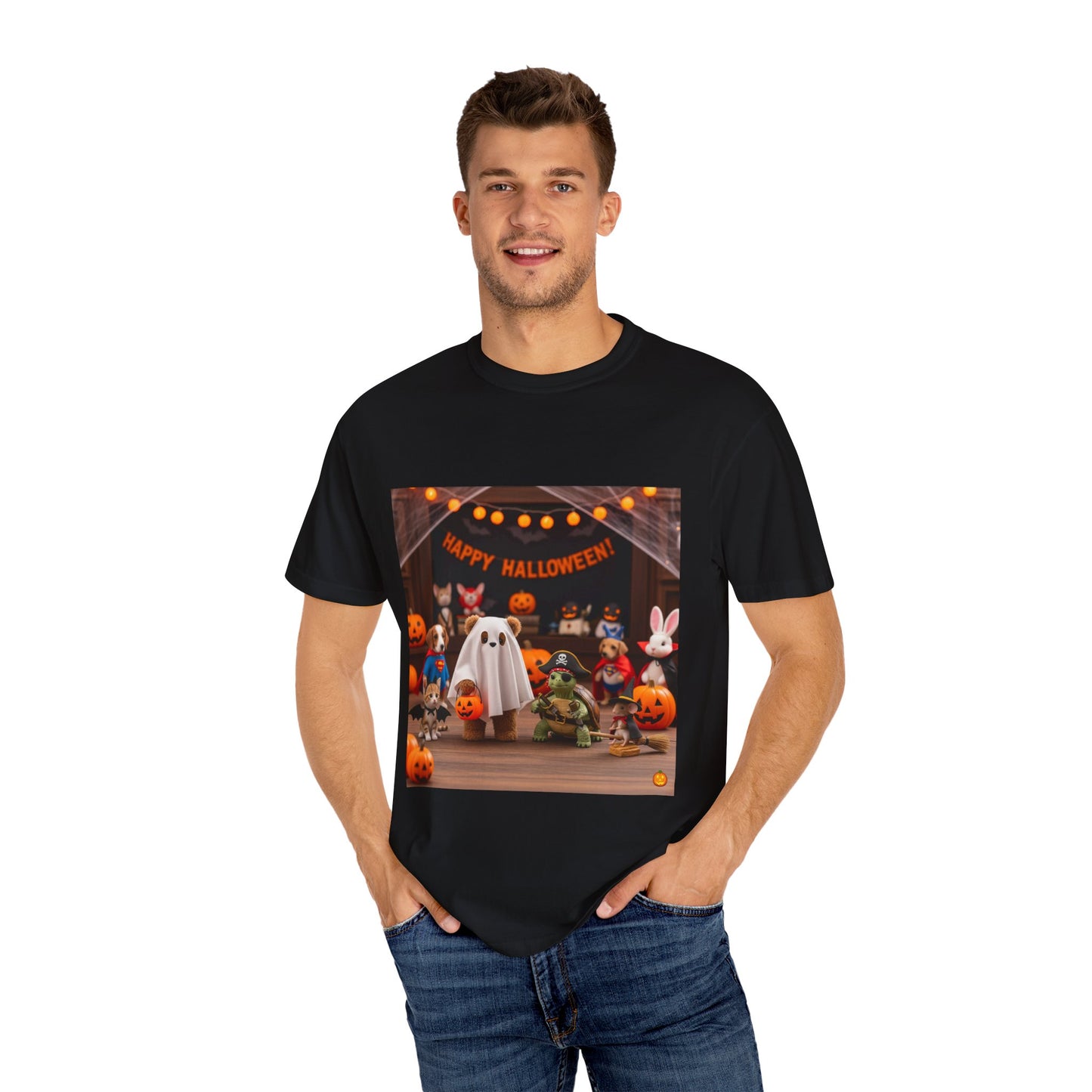 Halloween Themed Unisex T-Shirt | Fun & Spooky Graphic Tee for Fall Celebrations, Trick or Treat, Costume Party, Seasonal Wear, Gift Idea
