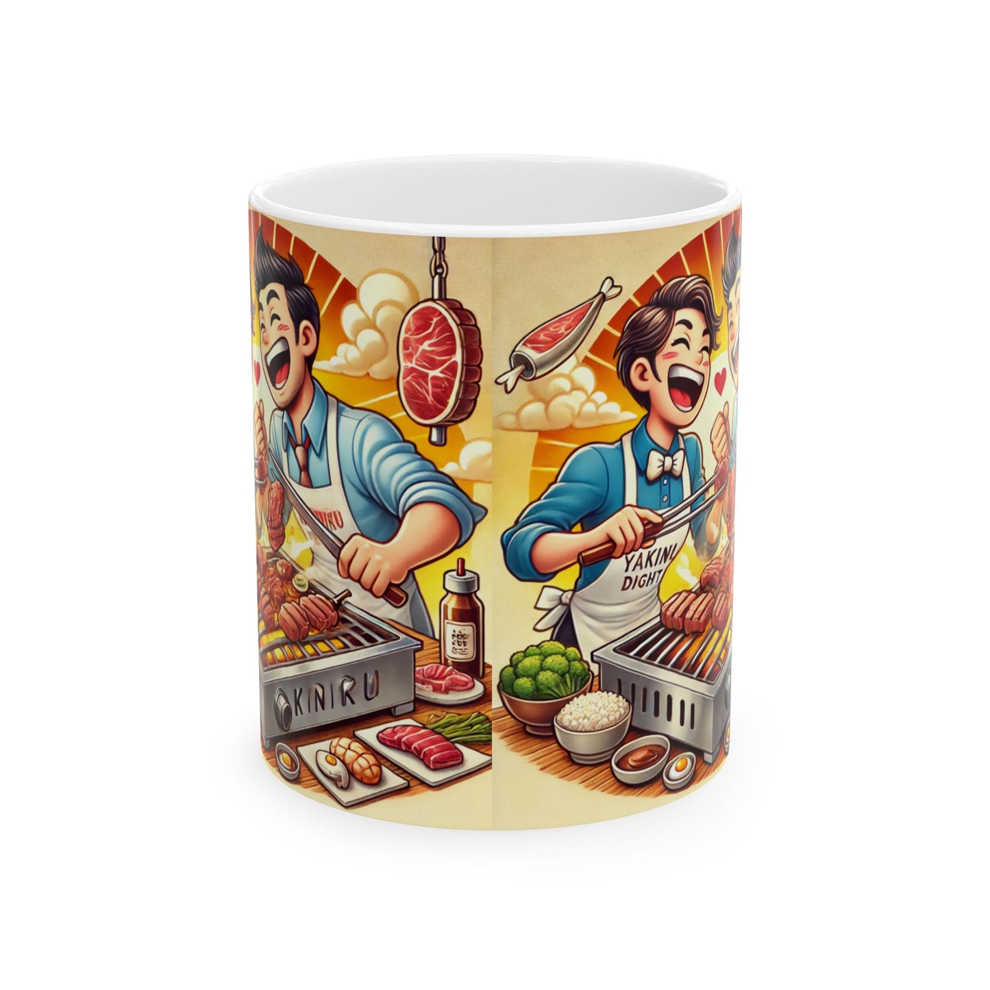 Grill Masters Ceramic Mug - Fun BBQ Cooking Design for Food Lovers