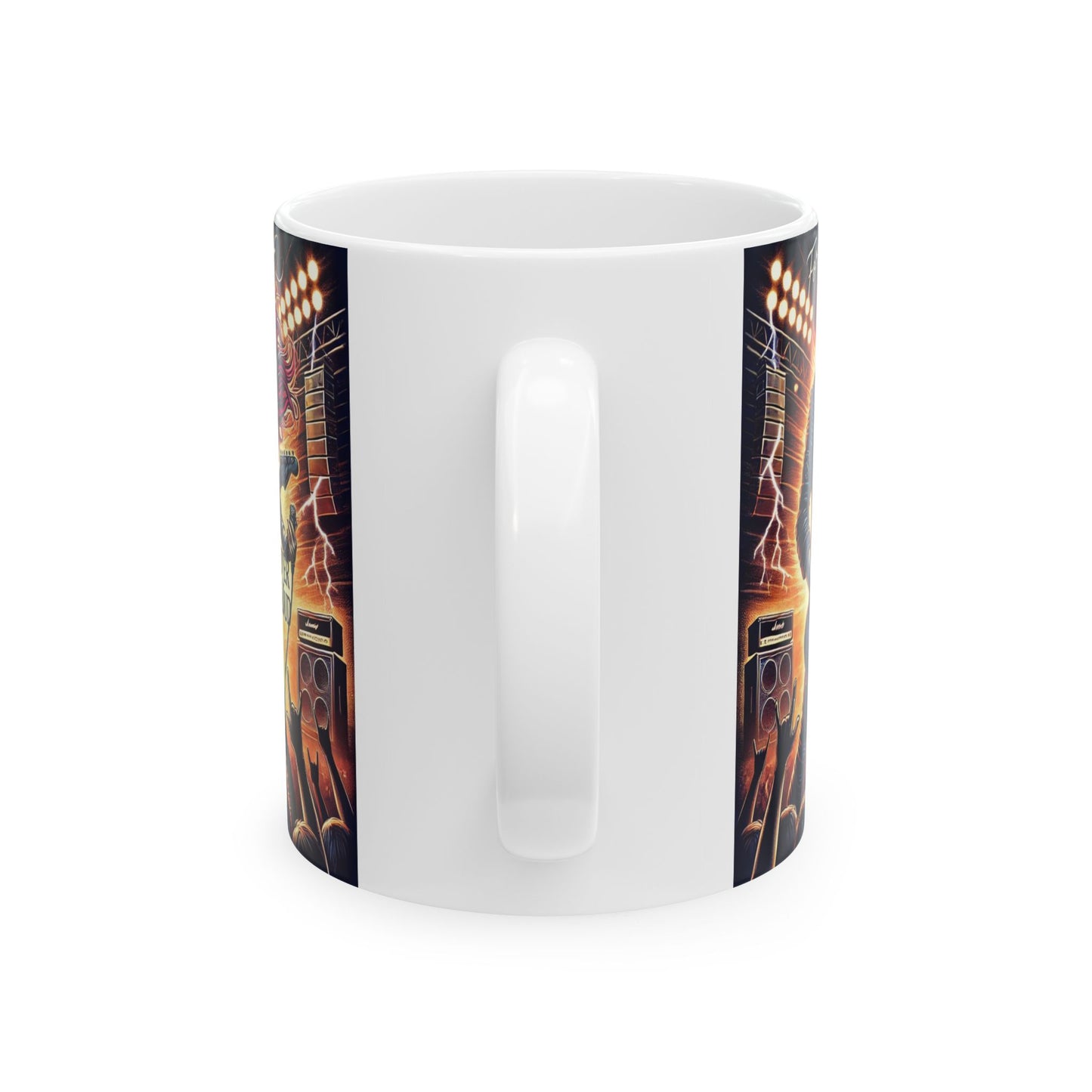 Lover & Loud Ceramic Mug - Rock 'n' Roll Theme for Music Lovers