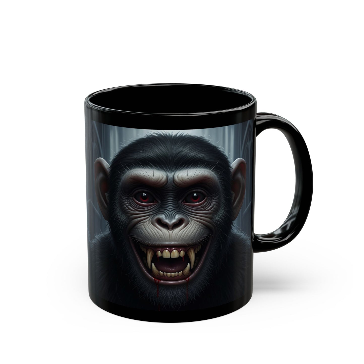 Bold Wild Monkey Mug, Unique Coffee Cup for Animal Lovers, Gift for Birthdays, Nature Enthusiasts, Fun Decor