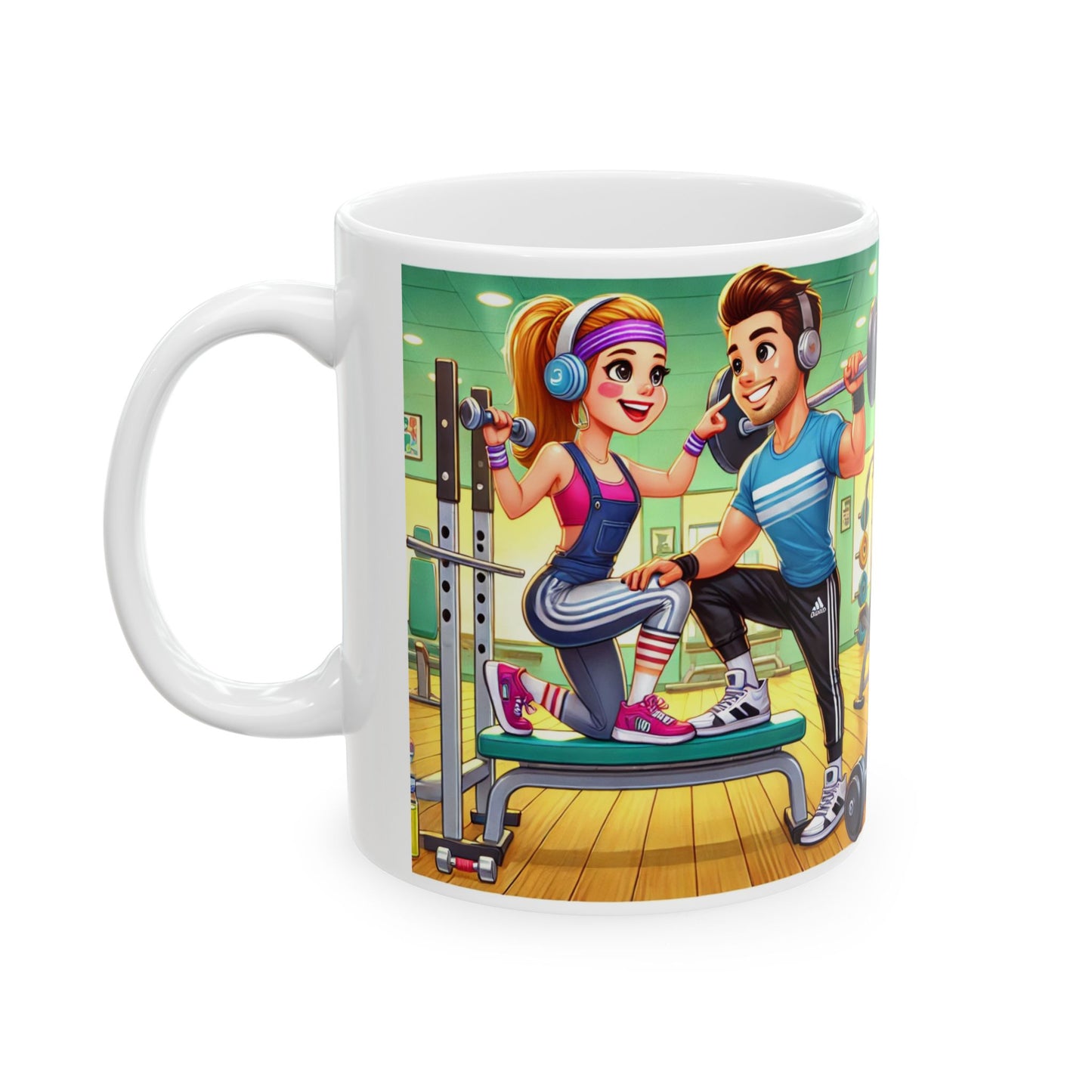 Fitness Motivation Ceramic Mug - Perfect Gift for Gym Lovers