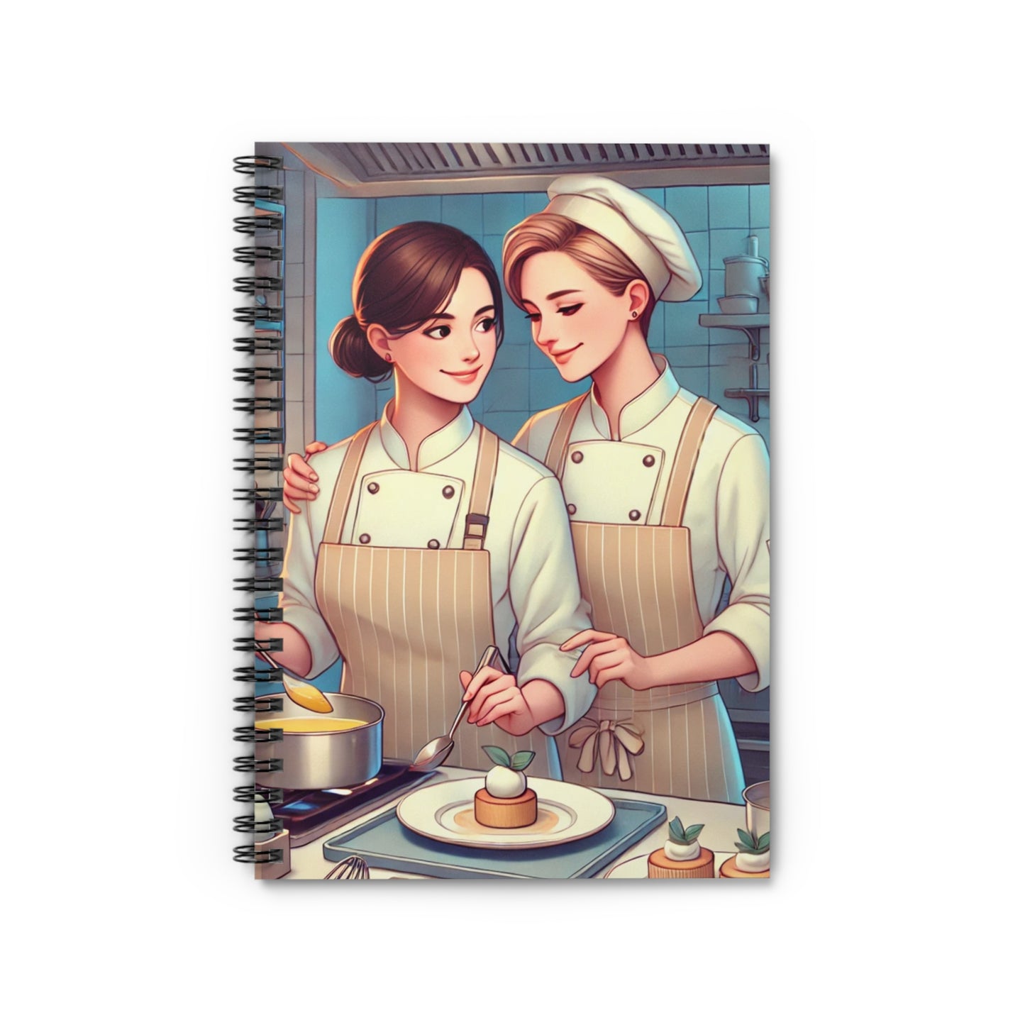 Culinary Love Spiral Notebook – Perfect for Chefs & Foodies | Ideal for Cooking Enthusiasts