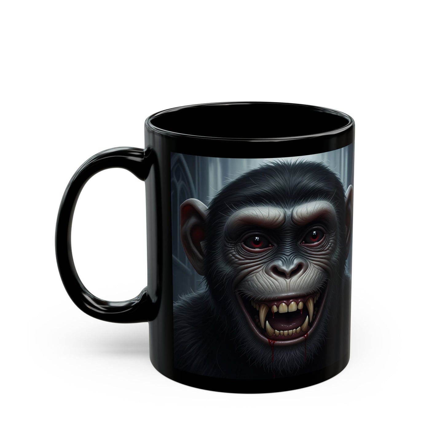 Bold Wild Monkey Mug, Unique Coffee Cup for Animal Lovers, Gift for Birthdays, Nature Enthusiasts, Fun Decor