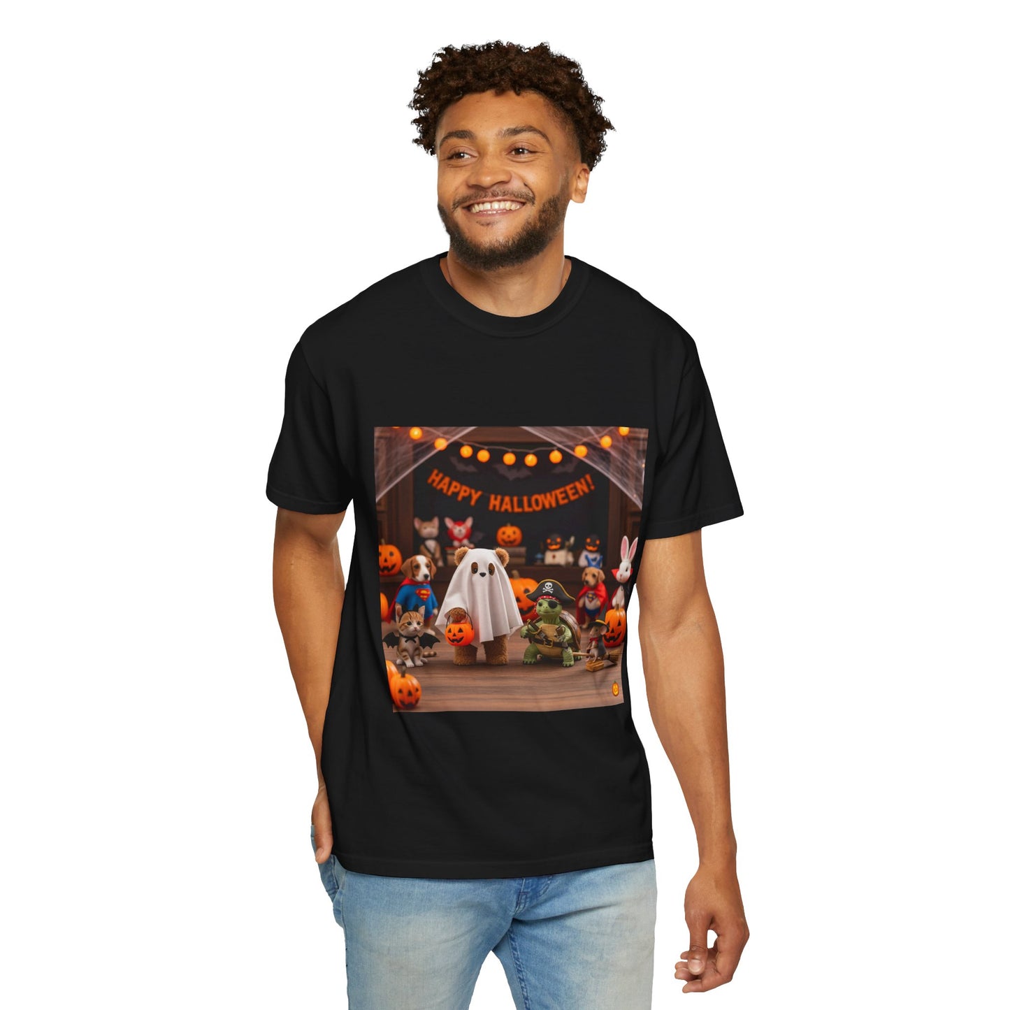 Halloween Themed Unisex T-Shirt | Fun & Spooky Graphic Tee for Fall Celebrations, Trick or Treat, Costume Party, Seasonal Wear, Gift Idea