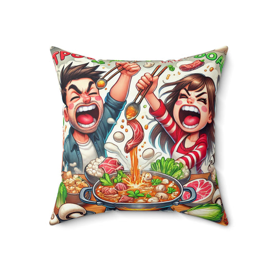 Spun Polyester Square Pillow