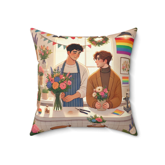 Spun Polyester Square Pillow