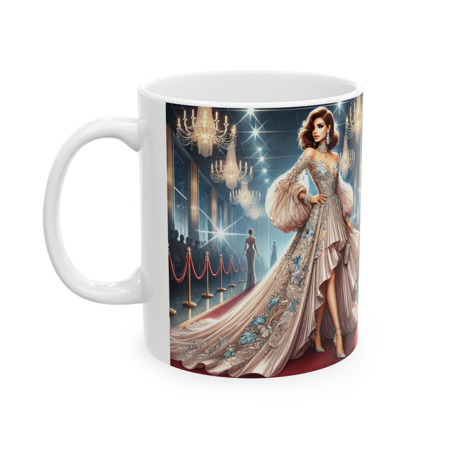 Glamorous Hollywood Ceramic Mug - Perfect for Movie Lovers & Gift Giving