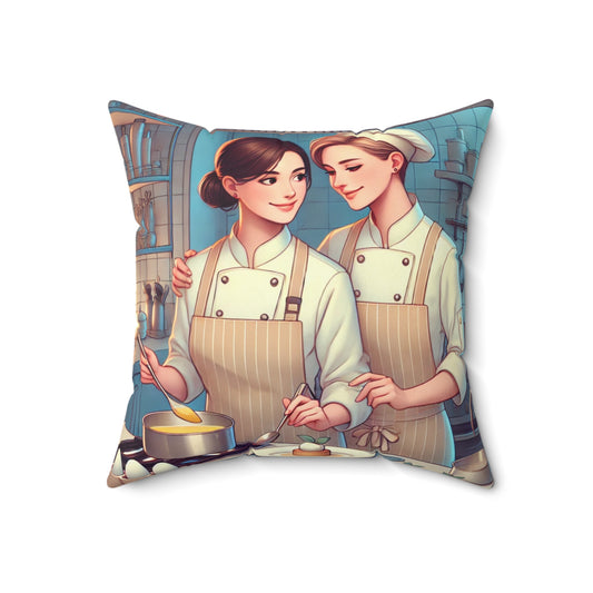 Spun Polyester Square Pillow