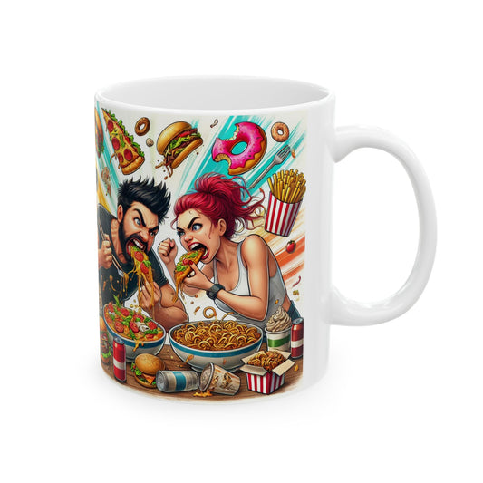 Fun Foodie Ceramic Mug | 11oz & 15oz | Perfect for Food Lovers and Casual Gatherings