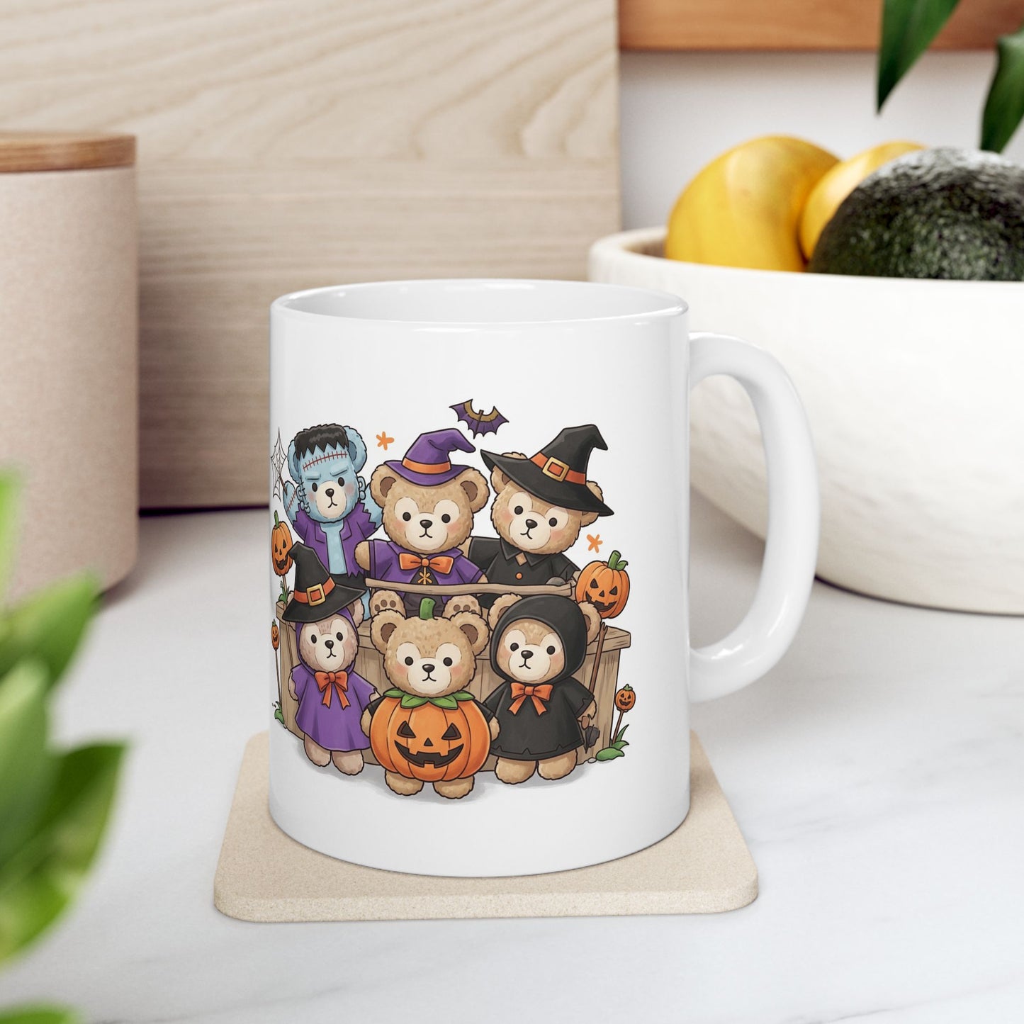 Halloween-Themed Ceramic Mug with Cute Monsters and Pumpkins, Perfect for Seasonal Coffee and Tea Lovers, Great Gift Idea for Fall, [...]