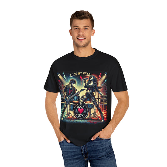 Rock My Heart Unisex Garment-Dyed T-Shirt